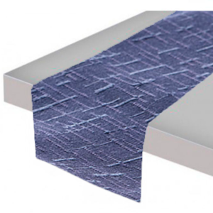 Runner 230x40 Blu Effetto Lino
