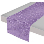 Runner 230x40 Lilla Effetto Lino