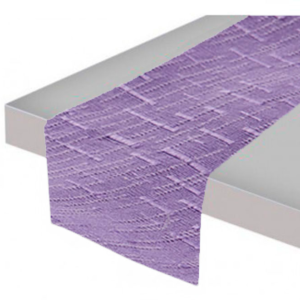 Runner 230x40 Lilla Effetto Lino