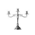 Candelabro in Silver a 3 Luci h. cm 32