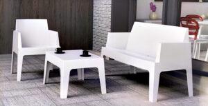 Set Salotto Box col. bianco