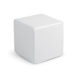 Pouf Ecopelle Bianco cm 50x50 h. 40