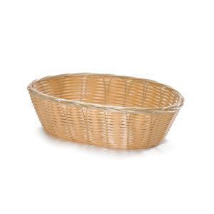 Cestino Pane Ovale in Polyrattan - cm 22 x 18 h 7