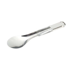 Spatola gelato in acciaio con manico in plexi cm. 25