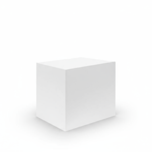 Colonna in legno col. bianco - 30x20 cm h. 30 cm