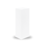 Colonna in legno col. bianco - cm 30x30 h. 80 cm