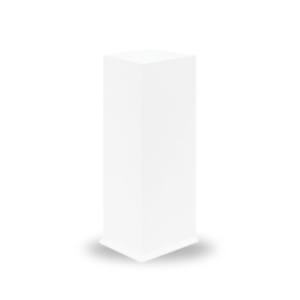 Colonna in legno col. bianco - cm 30x30 h. 80 cm
