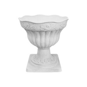 Vaso stile Impero col. bianco h. 30 cm