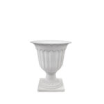 Vaso stile Impero col. bianco h. 24 cm