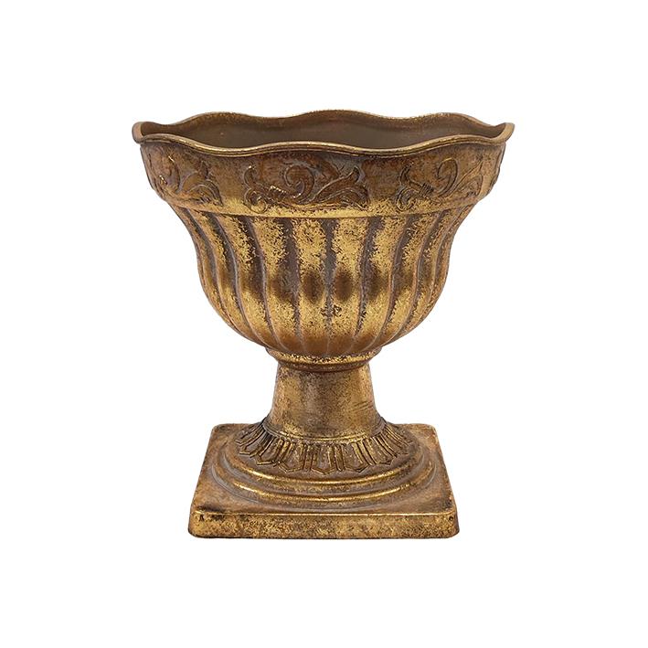 Vaso stile Impero col. oro h. 31 cm