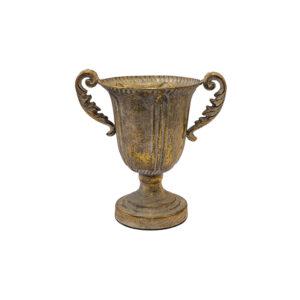 Coppa imperiale in metallo col. oro antico