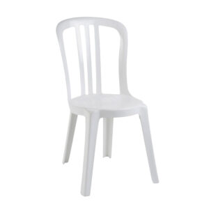 Sedia Miami in plastica - col. bianca