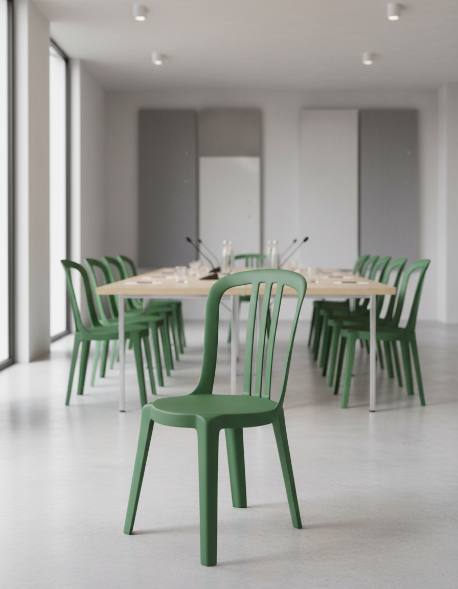 Sedia Miami in plastica - col. verde Sedia Miami in plastica - col. verde